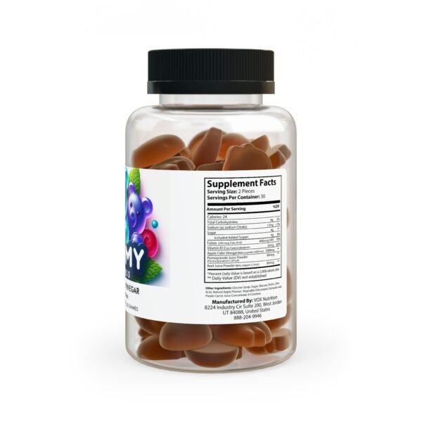 Apple Cider Vinegar Gummies (60 Gummies) - Image 3