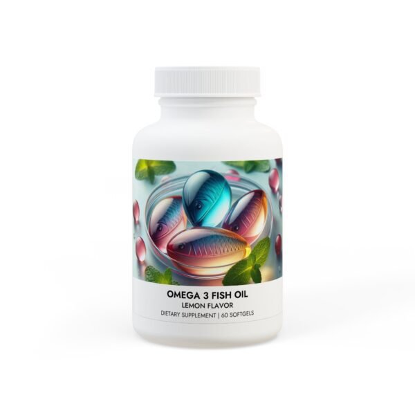 Omega 3 Fish Oil Supplement (60 Softgels)