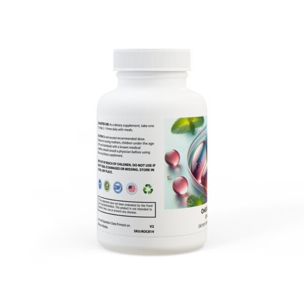 Omega 3 Fish Oil Supplement (60 Softgels) - Image 2