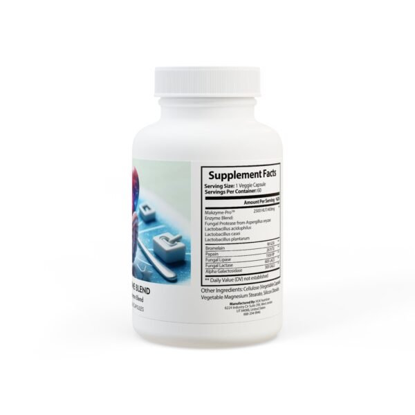 Digestive Enzyme Blend Supplement (60 Capsules) - Image 3